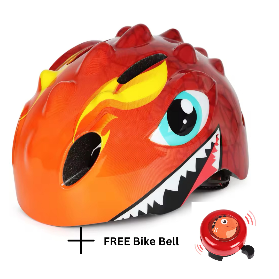 "Kids and toddlers bike and scooter helmet designed for ages 3-8years 