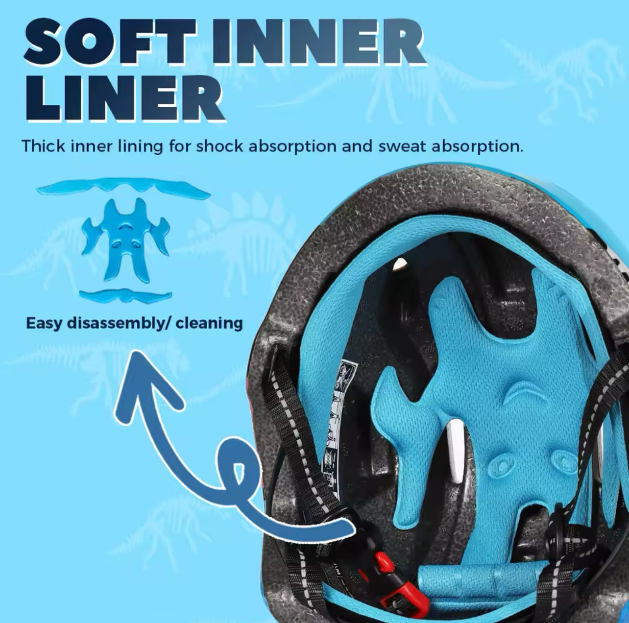 "Kids and toddlers bike and scooter helmet designed for ages 3-8years 