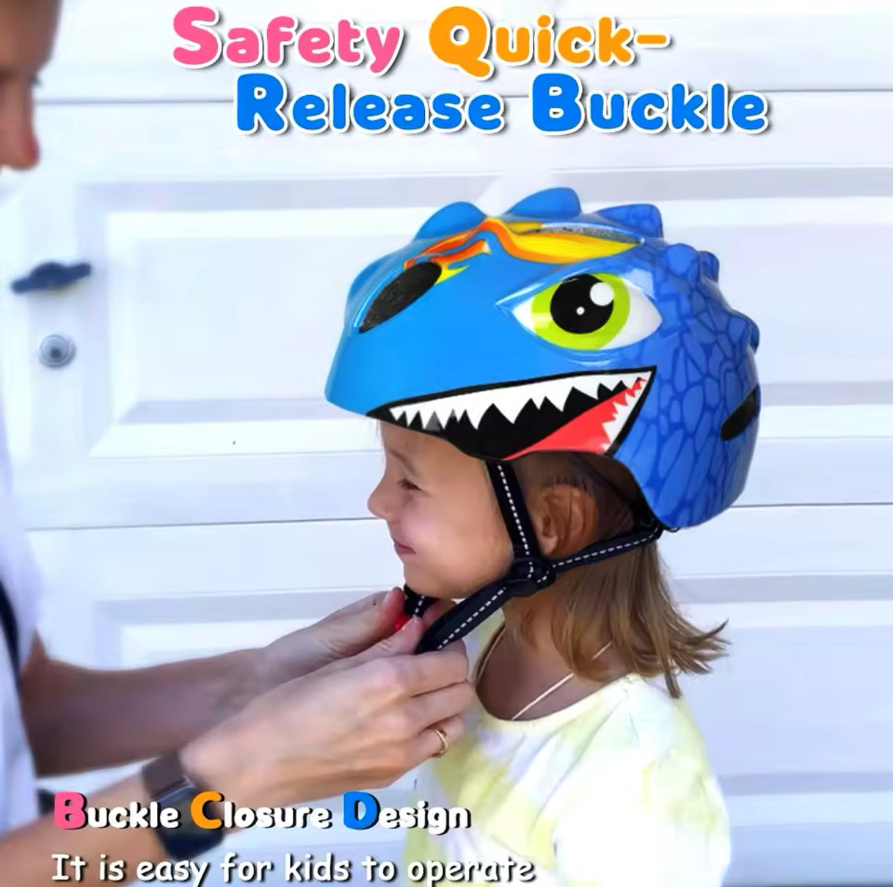 "Kids and toddlers bike and scooter helmet designed for ages 3-8years 