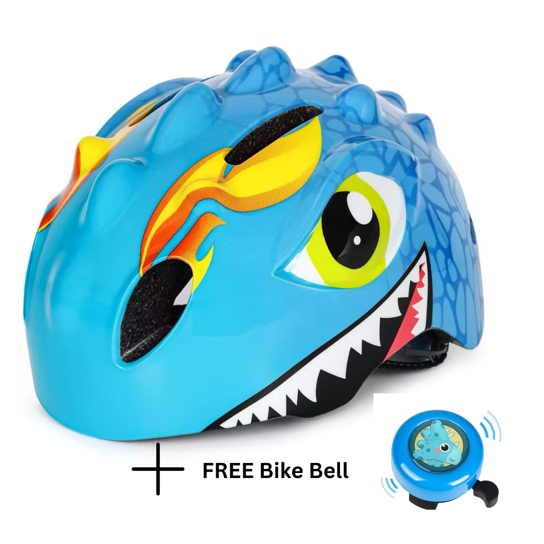 "Kids and toddlers bike and scooter helmet designed for ages 3-8years with adjustable straps."
