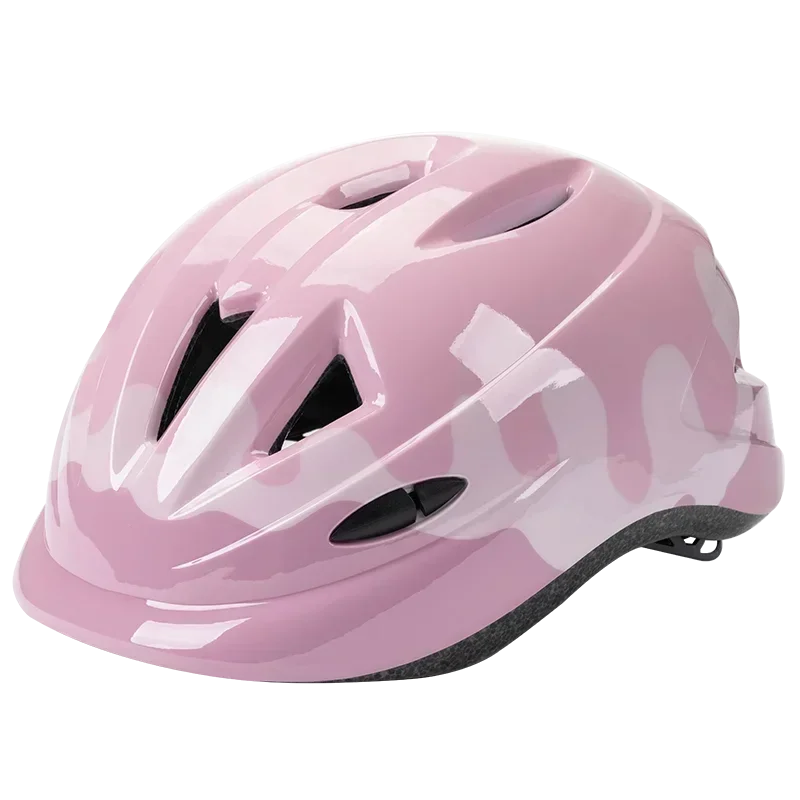 Kids Toddler bicycle helmet with an adjustable strap and air vents, suitable for kids aged 3-8."