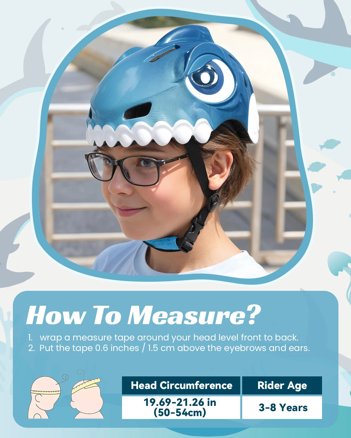 "Kids and toddlers bike and scooter helmet designed for ages 3-8years 